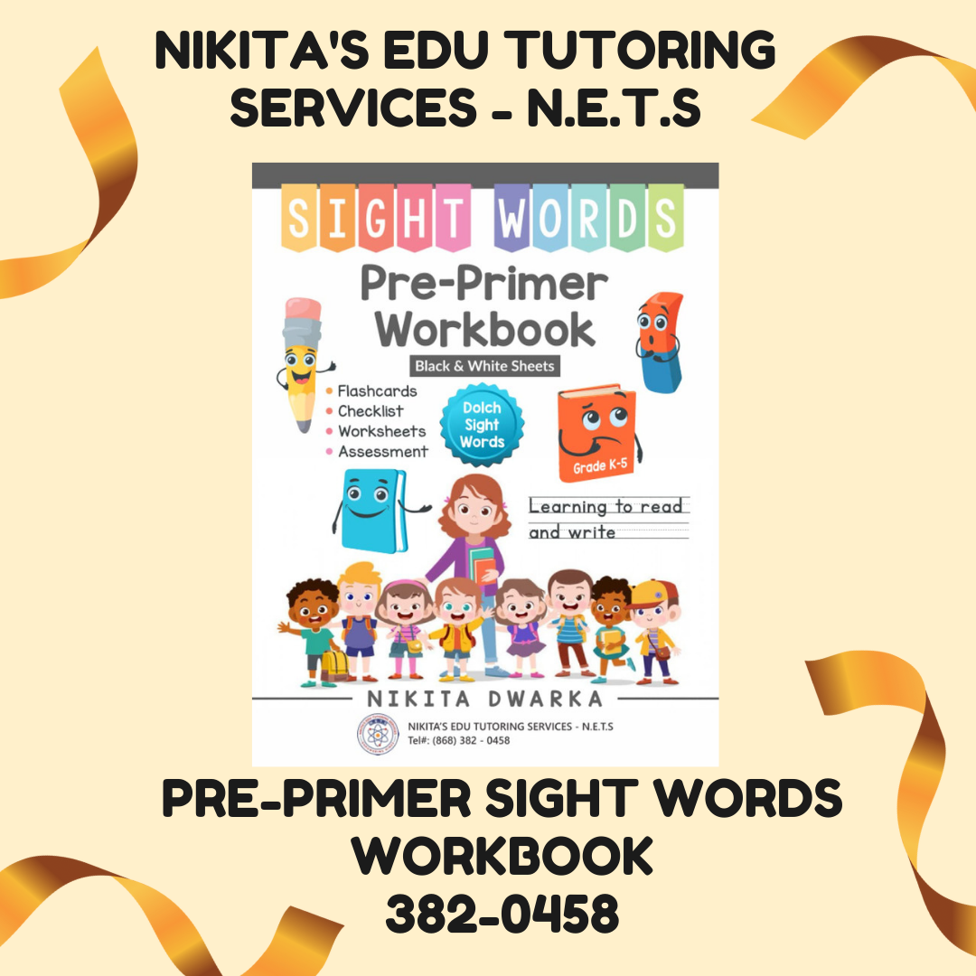 Pre-Primer Sight Words Workbook