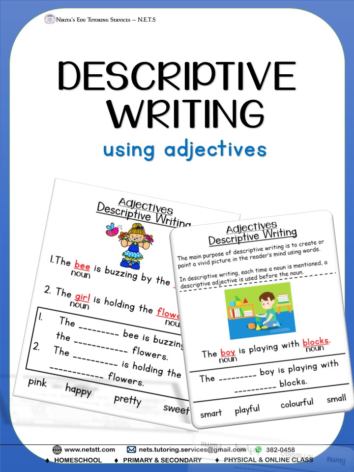 Descriptive Writing – Using adjectives